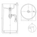 Раковина Salini Armonia 45х45 130125MRH матовая