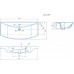 Раковина для мебели Sanflor 106.5х49.3 4620008197340