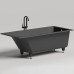 Ванна из литьевого мрамора Salini Cascata 104123MRH 170х75 матовая на ножках
