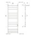 Электрический полотенцесушитель Point Меркурий 100х53 PN83850PB
