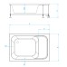 Душевой поддон RGW BC/L 80х120 16180682-91