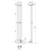 Электрический полотенцесушитель Point Деметра 119x11.2 PN12812 хром