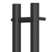 Электрический полотенцесушитель Point Деметра 119x11.2 PN12812B черный