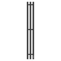 Электрический полотенцесушитель Point Деметра 119x15.2 PN12822B черный
