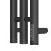 Электрический полотенцесушитель Point Деметра 119x15.2 PN12822B черный
