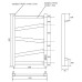 Электрический полотенцесушитель Point Феникс 60x53 PN15856W белый