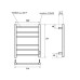 Электрический полотенцесушитель Point Меркурий 60x53 PN83856B черный