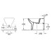 Напольное биде Villeroy&Boch O'Novo 5461 0001 альпийский белый