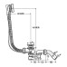 Слив-перелив для ванны Viega Simplex 595678