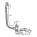 Слив-перелив для ванны Viega 311537