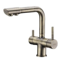 Смеситель WasserKRAFT A8037 светлая бронза для кухни