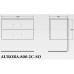 Мебель для ванной BelBagno Aurora 800-2C-SO-BL Bianco Lucido