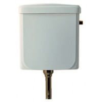 Низкая труба для бачка Simas D11br бронза-боковая ручка