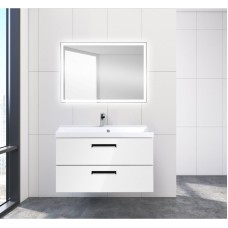 Мебель для ванной BelBagno Aurora 900-2C-SO-BL Bianco Lucido