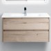 Мебель для ванной BelBagno Kraft 1000-2C-SO-RGB Rovere Galifax Bianco