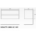 Мебель для ванной BelBagno Kraft 1000-2C-SO-RGB Rovere Galifax Bianco