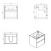 Мебель для ванной BelBagno Pietra Mini-500-2C-SO-PT Stone