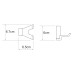 Крючок WasserKRAFT Leine K-5023DWHITE