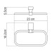 Полотенцедержатель WasserKRAFT Leine K-5060WHITE