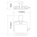 Держатель для туалетной бумаги WasserKRAFT Leine K-5025WHITE