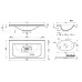 Раковина Эстет Бали 75х45