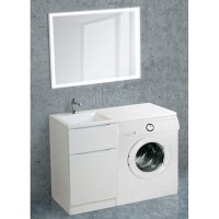 Мебель для ванной BelBagno Lavanderia 580/1200-2C-PIA-BL Bianco Lucido