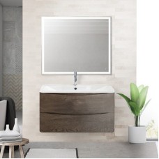 Мебель для ванной Belbagno Acqua 1000-2C-SO-RNG Rovere Nature Grigio