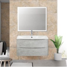 Мебель для ванной Belbagno Acqua 1000-2C-SO-CVG Cemento Verona Grigio