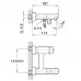 Смеситель Teka Kobe 3512112 для ванны