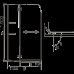 Шторка для ванны WeltWasser 100D2AK-100