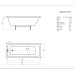 Акриловая ванна Акватек Мия 165х70