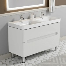 Тумба с раковиной Санвит Форма 120 напольная белая