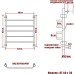 Водяной полотенцесушитель Ника TRAPEZIUM ЛТ 60/50