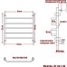Водяной полотенцесушитель Ника TRAPEZIUM ЛТ 60/60