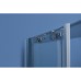 Душевой уголок Aquanet Practic AE10-Q-90x90U-CP 90х90, стекло полоска без поддона