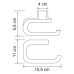 Держатель для туалетной бумаги WasserKRAFT Kammel K-8396