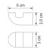 Крючок WasserKRAFT Kammel K-8323WHITE