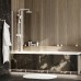 Шторка для ванны WasserKRAFT Leine 140х110 35P02-110WHITE Fixed