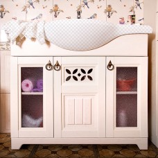 Тумба под раковину Бриклаер Кантри 105 дуб прованс/бежевый