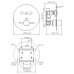 Смеситель для душа WasserKRAFT Dinkel 5844 Thermo