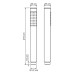 Душевая лейка WasserKRAFT A106 1-функция