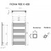 Электрический полотенцесушитель Terma Фиона 900/430 черн мат