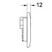 Кнопка для инсталляции Tece TECEplanus Urinal 9242351, 6 V батарея, хром глянцевый