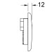 Кнопка для инсталляции Tece TECEplanus Urinal 9242352, 230/12 V, нержавеющая сталь, сатин