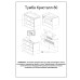 Тумба с раковиной Бриклаер Кристалл 80