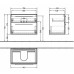Тумба под раковину Villeroy&Boch Verity Design 75 B02100PN
