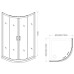 Душевой уголок Veconi Rovigo RV01-90PL-01-19C1 стекло прозрачное