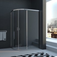 Душевой уголок Veconi Rovigo RV03-10080A-01-19C1 стекло прозрачное