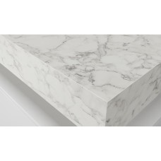 Столешница Velvex Unit 80 без отверстий белый мрамор