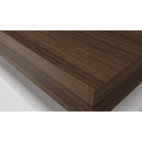 Столешница Velvex Unit 120 без отверстий пламенный орех